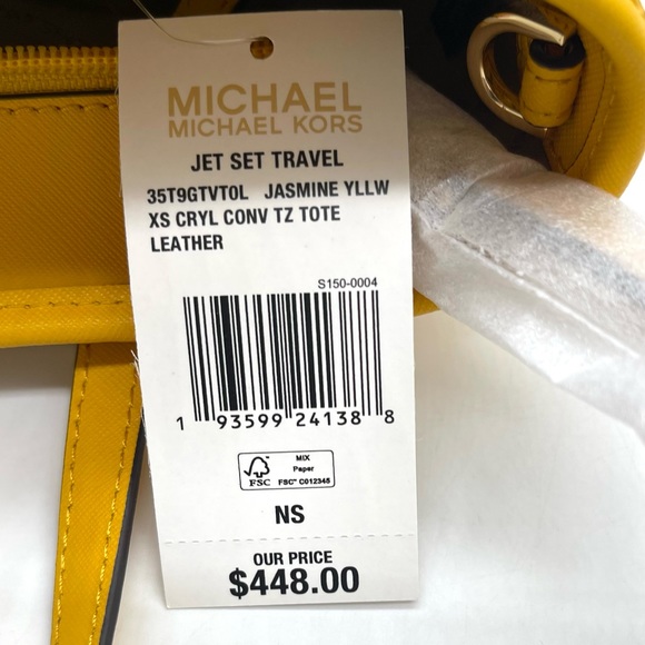 Michael Kors Xsmall Top Zip Tote Crossbody Bag - Picture 8 of 8